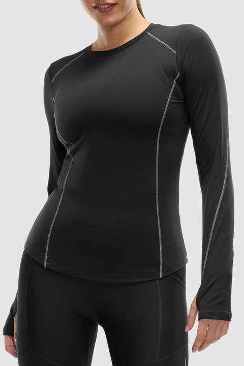 Active Brushed Jersey Long Sleeve