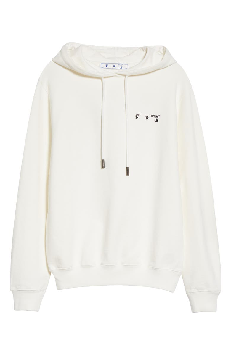 Off-White Liquid Melt Arrow Logo Women's Hoodie, Alternate, color, 