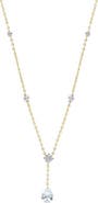 BY ADINA EDEN CZ Multi Stone Station Drop Lariat
