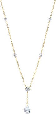 BY ADINA EDEN CZ Multi Stone Station Drop Lariat