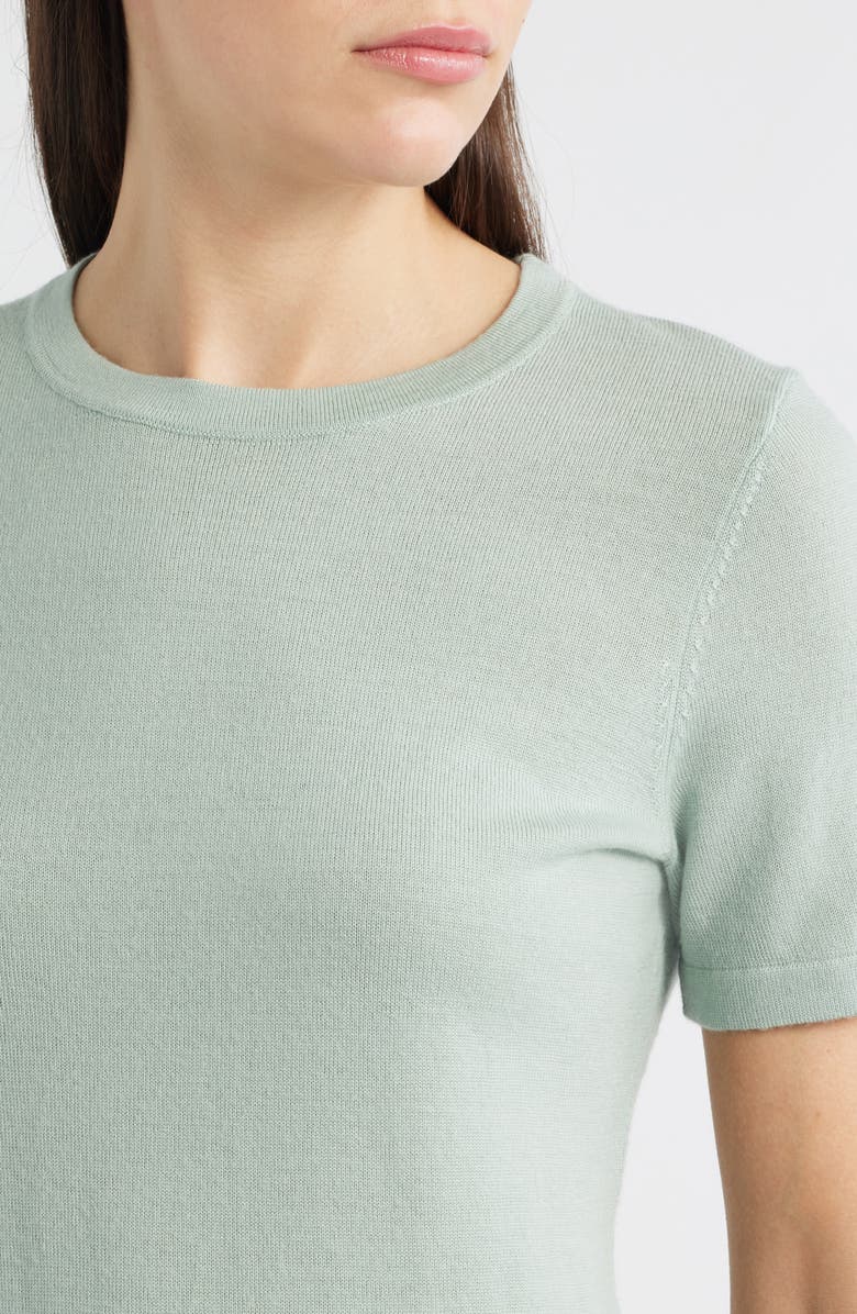 Anne Klein Luxe Merino Wool Sweater, Alternate, color, Soft Aloe