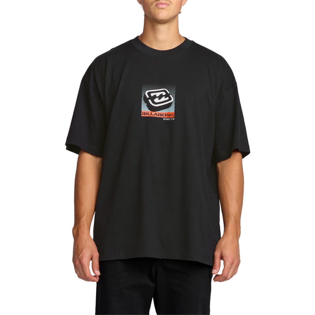 Billabong Spec Logo Cotton Graphic T-shirt In Multi
