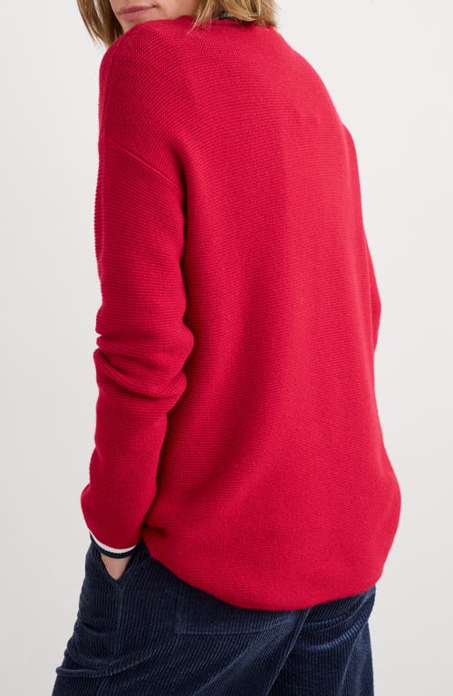 Seasalt Cornwall Fruity Ii Merino Wool Blend Sweater In Red