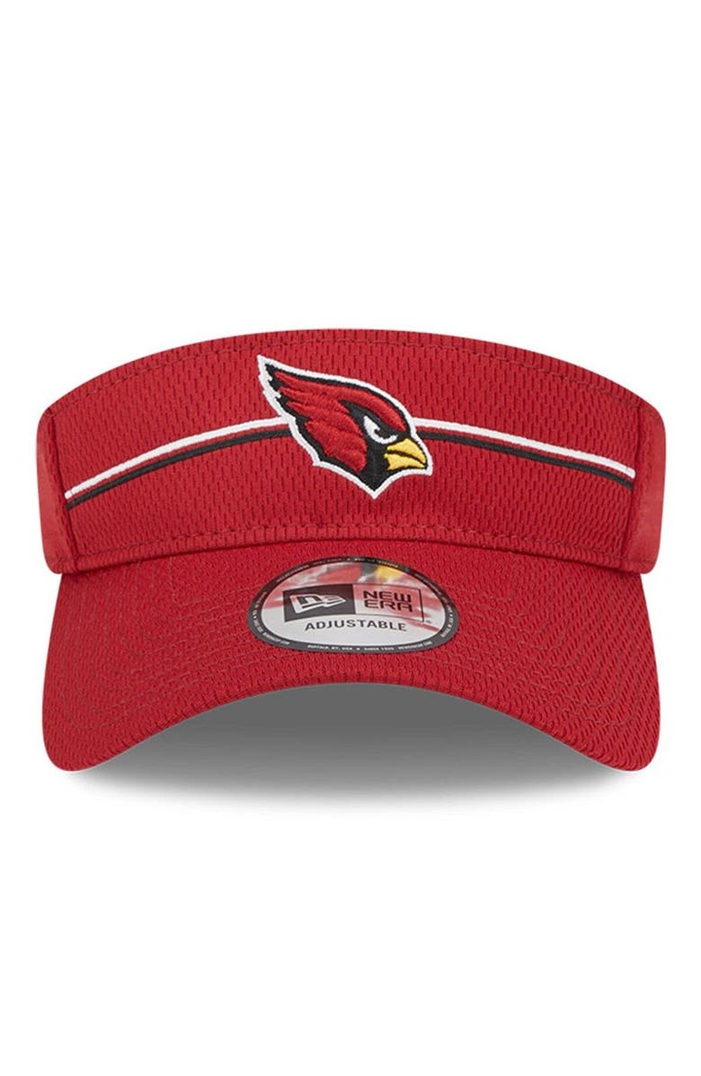 New Era Men's New Era Cardinal Arizona Cardinals 2023 NFL Training Camp Adjustable Visor, Alternate, color,