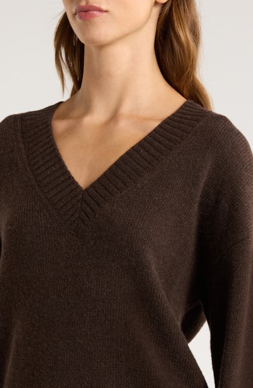 Reformation Jadey Oversize Cashmere Sweater In Brown