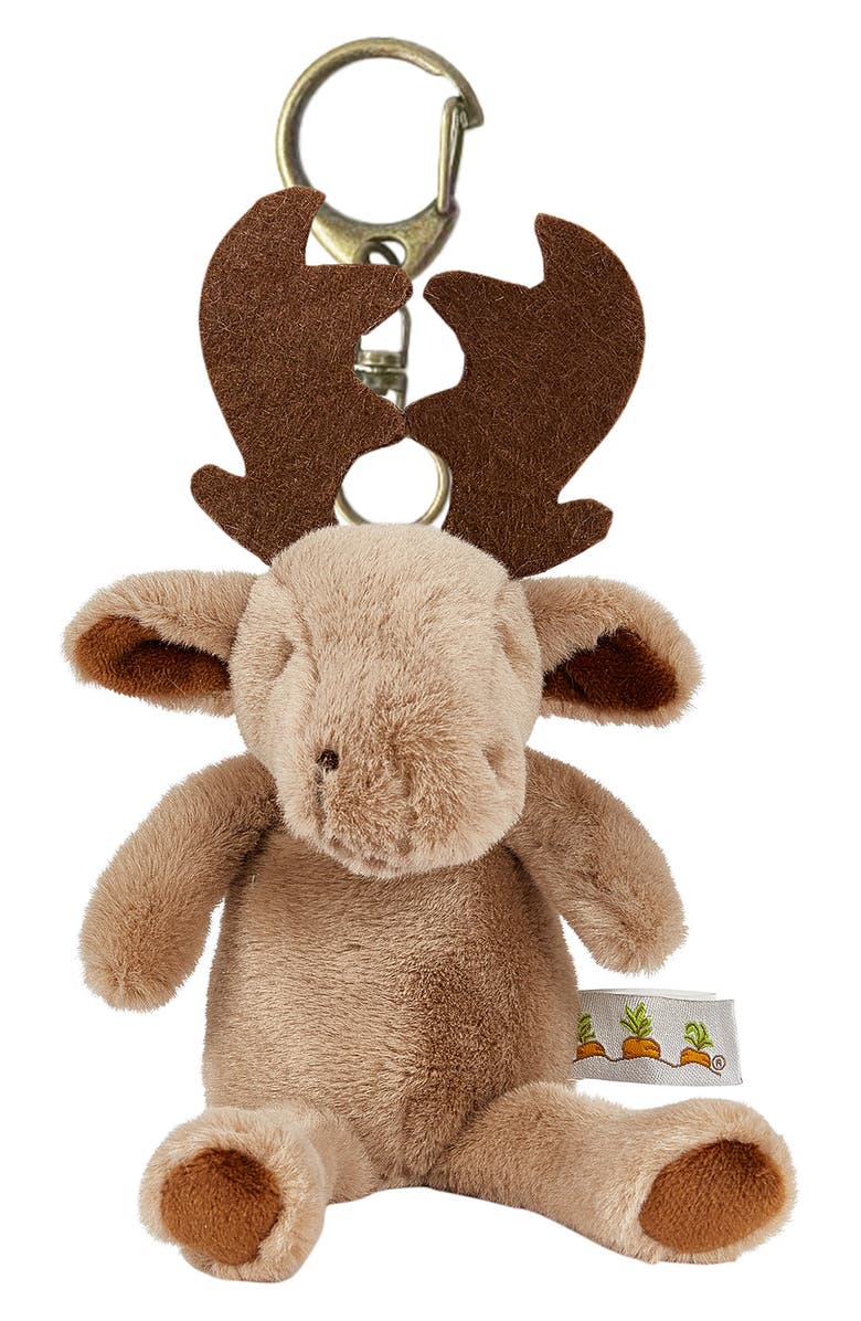 Bunnies by the Bay Bruce the Moose Bag Charm, Main, color,