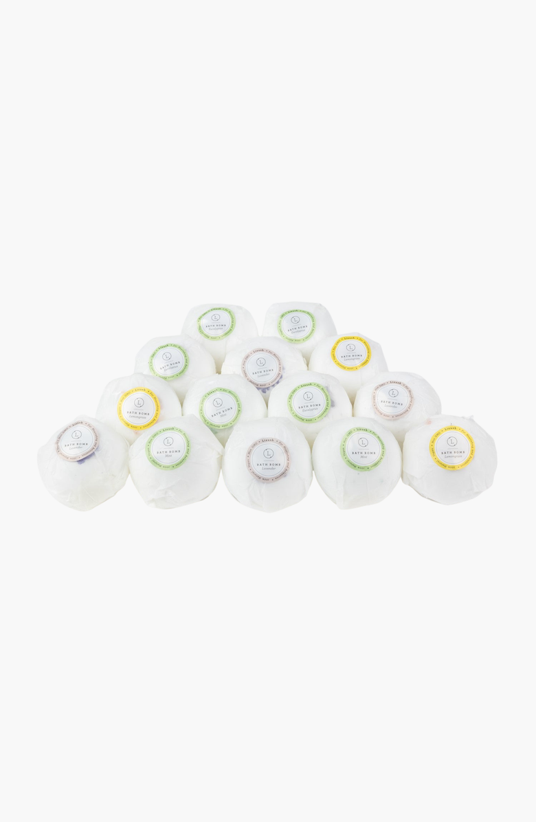 Lizush 100 Mixed Scents Bath Bombs, Alternate, color, NO COLOR