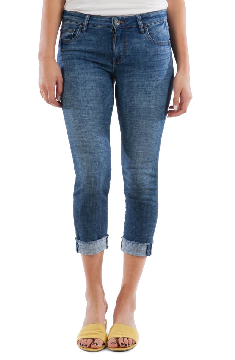 KUT from the Kloth Amy Crop Straight Leg Jeans, Main, color, 