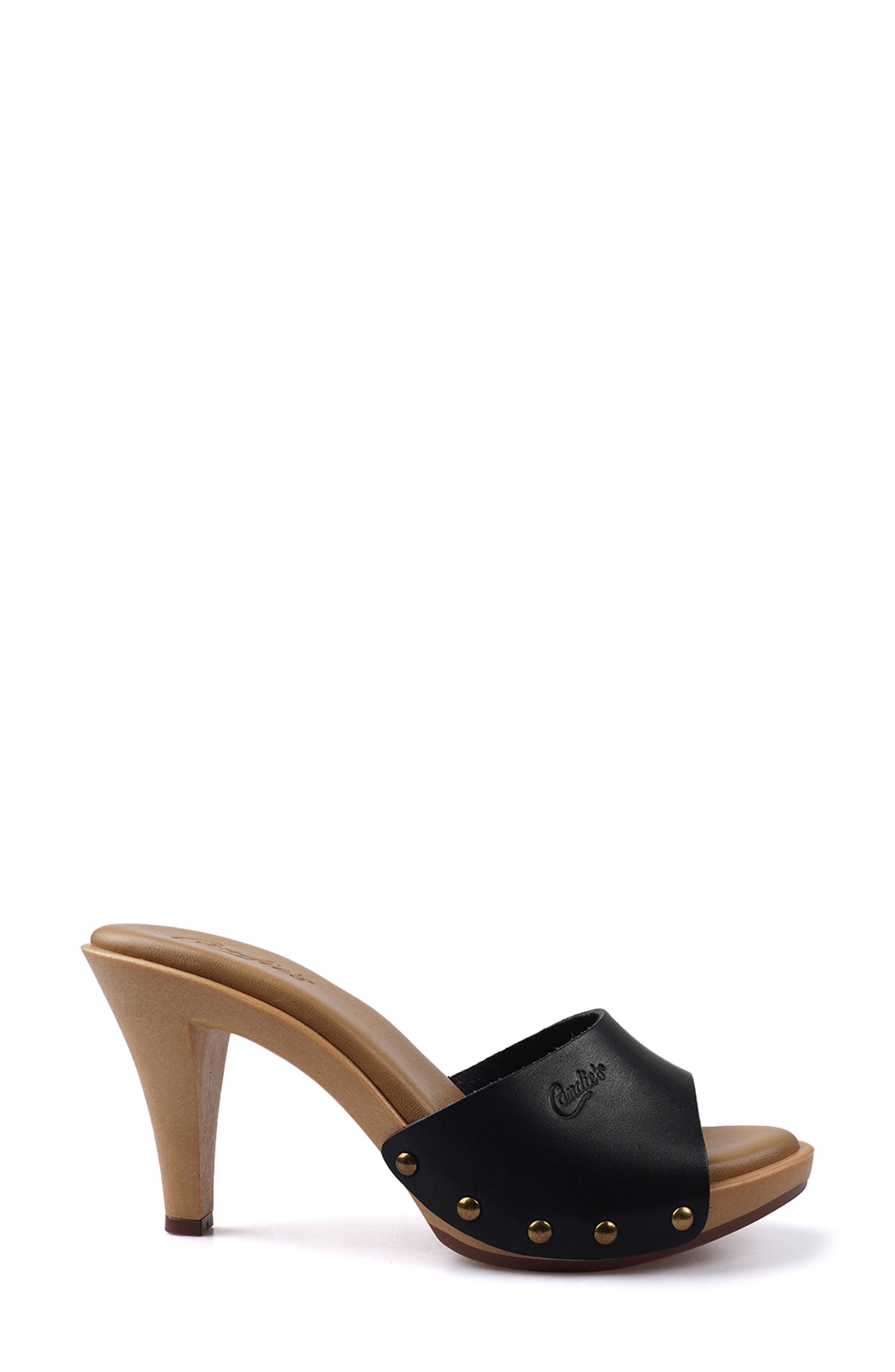 Candie's Emiliana Platform Sandal, Alternate, color, Black
