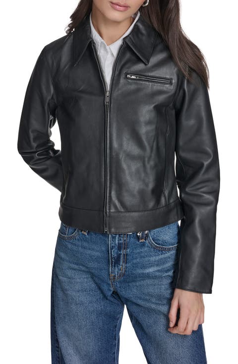 Leather Zip Jacket