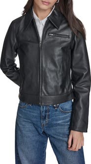 Levi's Leather Zip Jacket