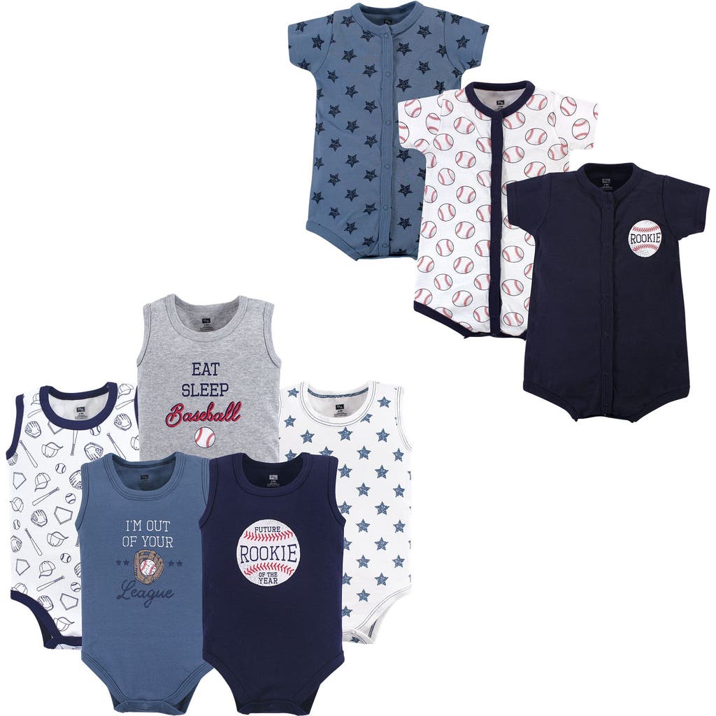 Hudson Baby 8pc Bodysuits And Rompers In Multi