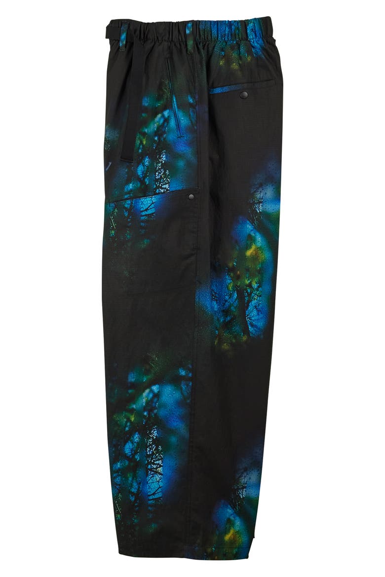 Photo Print Cargo Pants, Alternate, color, GREEN MULTI