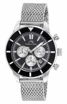 PORSAMO BLEU Brandon Mesh Strap Chronograph, 44mm