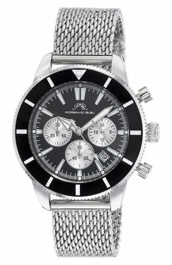 PORSAMO BLEU Brandon Mesh Strap Chronograph, 44mm