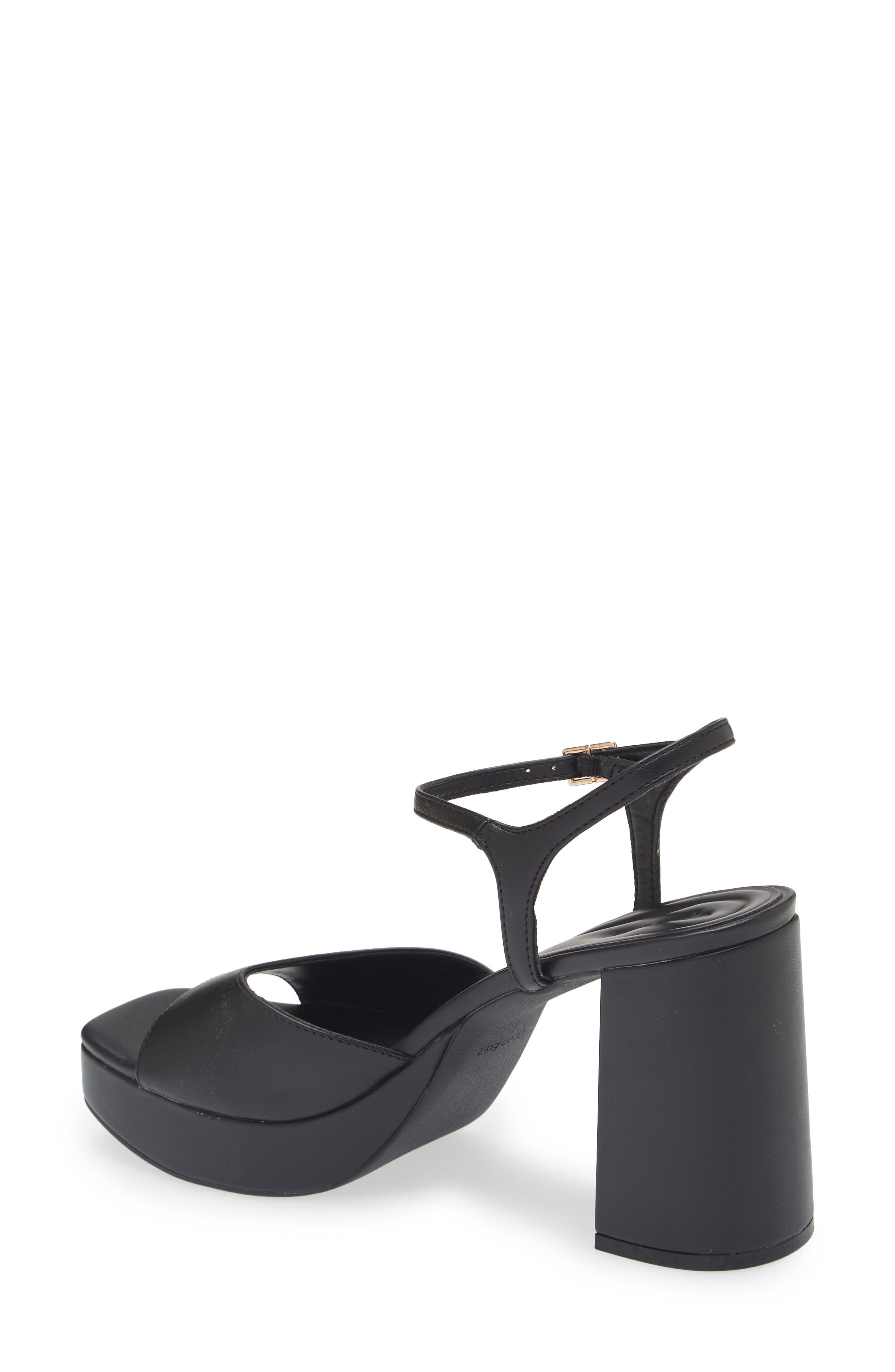 Open Edit Whitney Block Heel Sandal, Alternate, color, Black