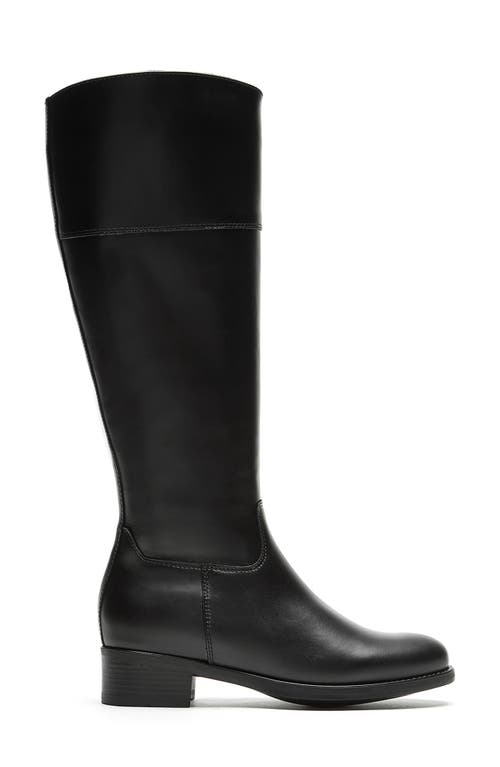 La Canadienne Savoury Waterproof Knee High Boot In Black Leather