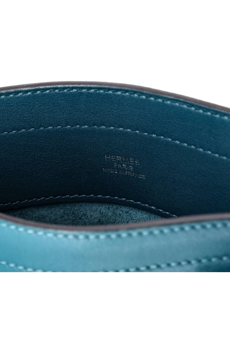 Pre-Owned Hermes Aline Bag Milo Lambskin and Swift Mini, Alternate, color, Vert Bosphore