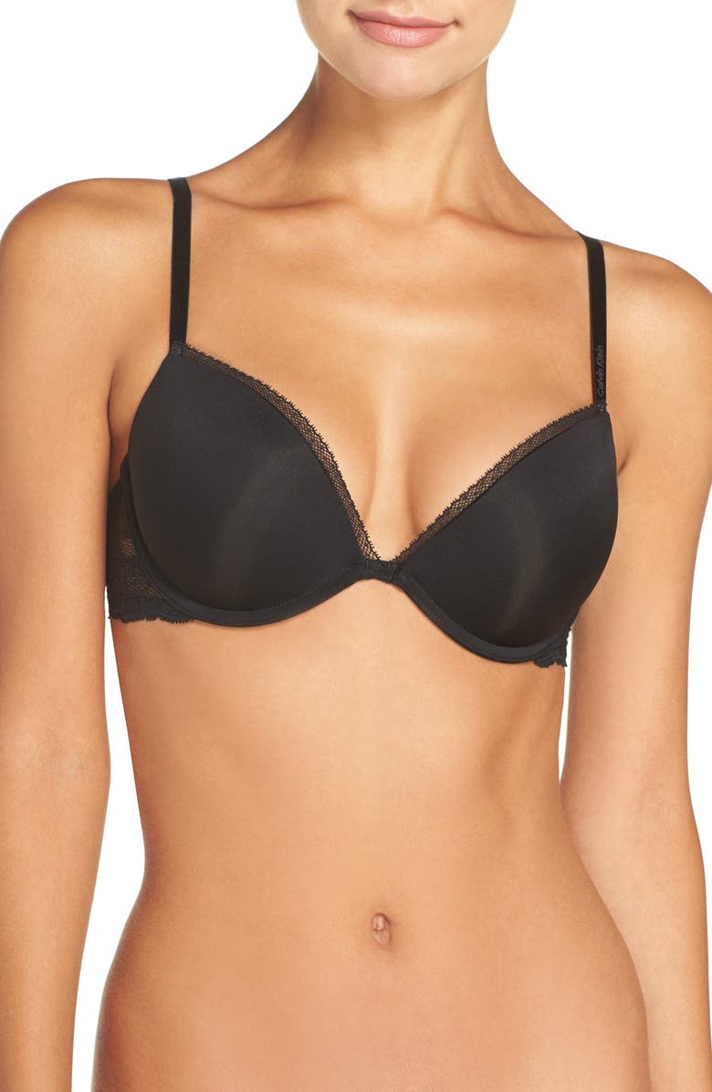Calvin Klein Convertible Underwire Push-Up Bra, Main, color, 