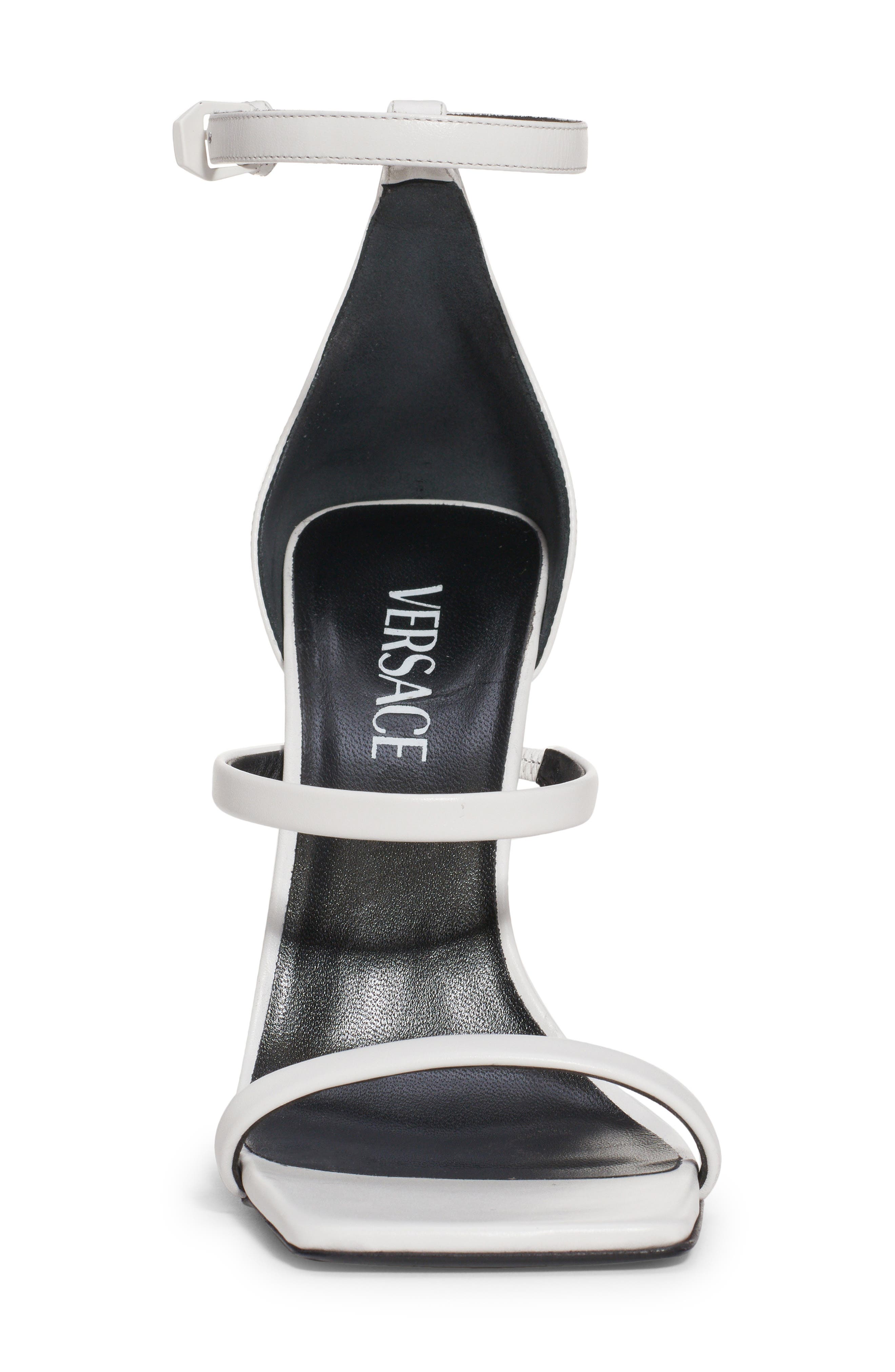 Versace Ankle Strap Sandal, Alternate, color, 