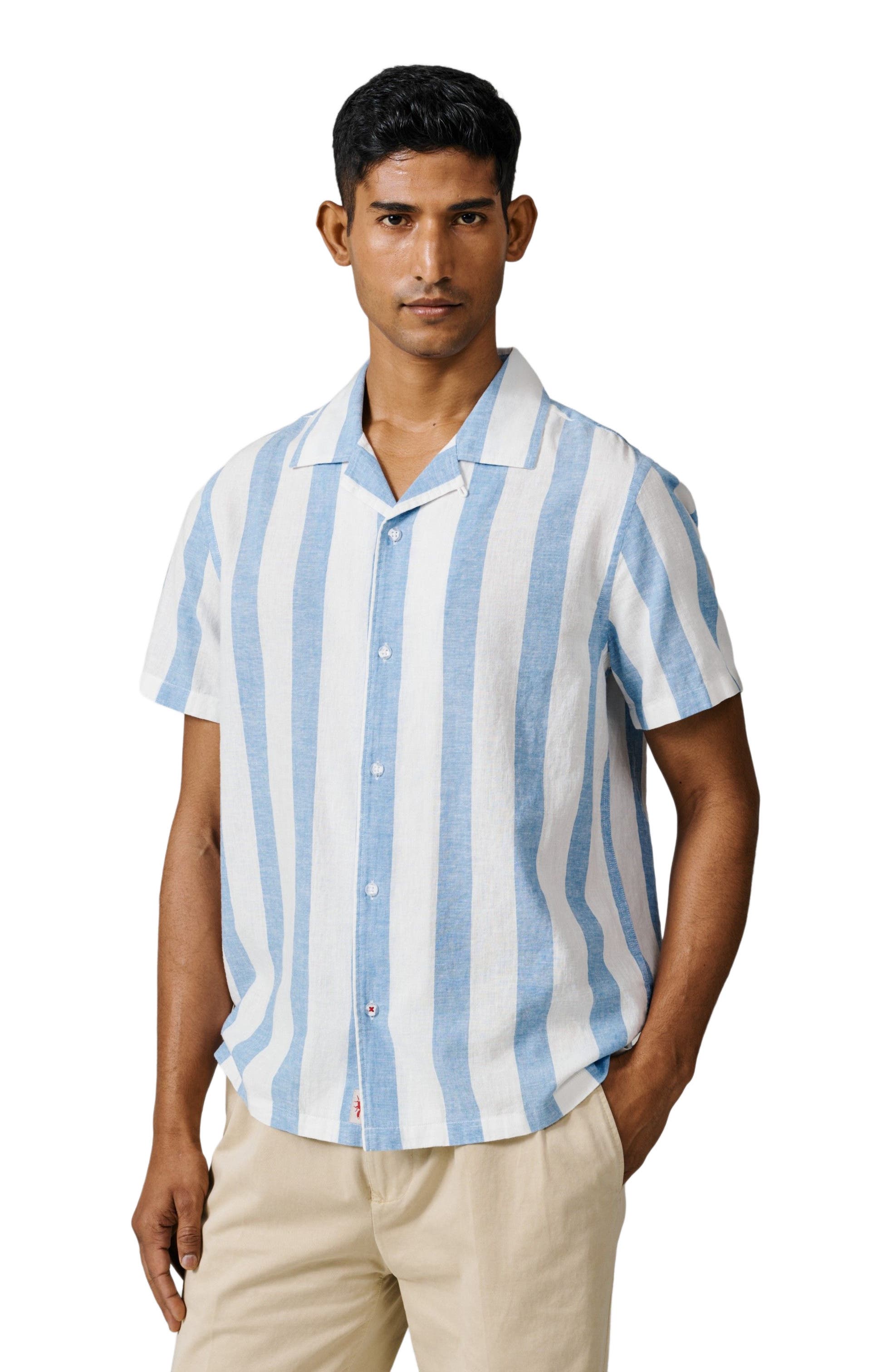 Wide Blue Stripe