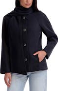 Kensie Scarf Collar Coat
