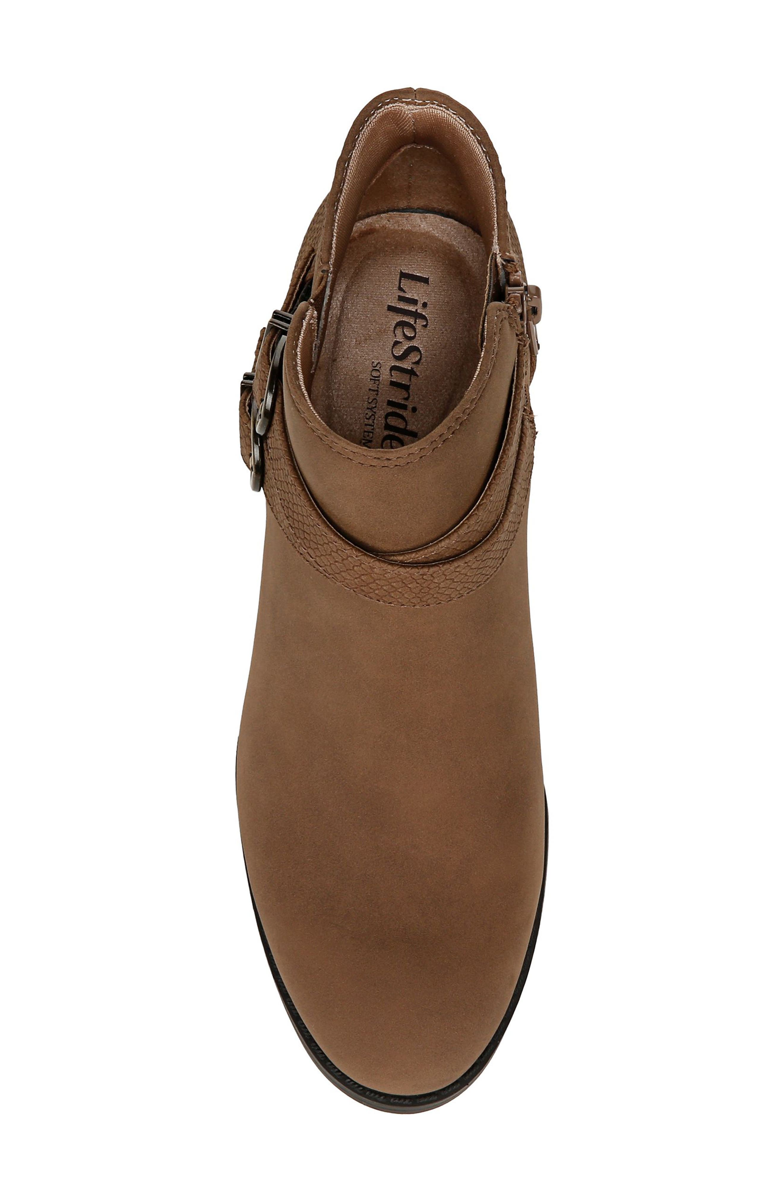 LifeStride Blaire Bootie, Alternate, color, Dark Taupe