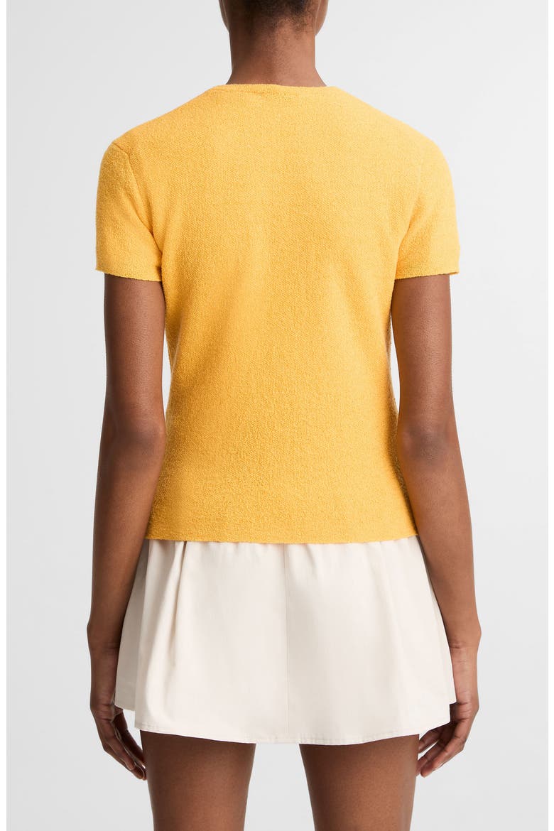 Texture Crewneck Sweater, Alternate, color, APRICOT