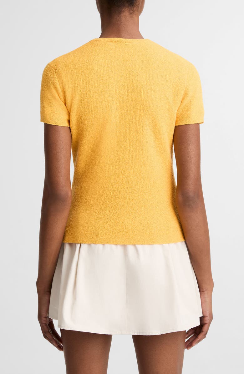 Vince Texture Crewneck Sweater, Alternate, color, Apricot