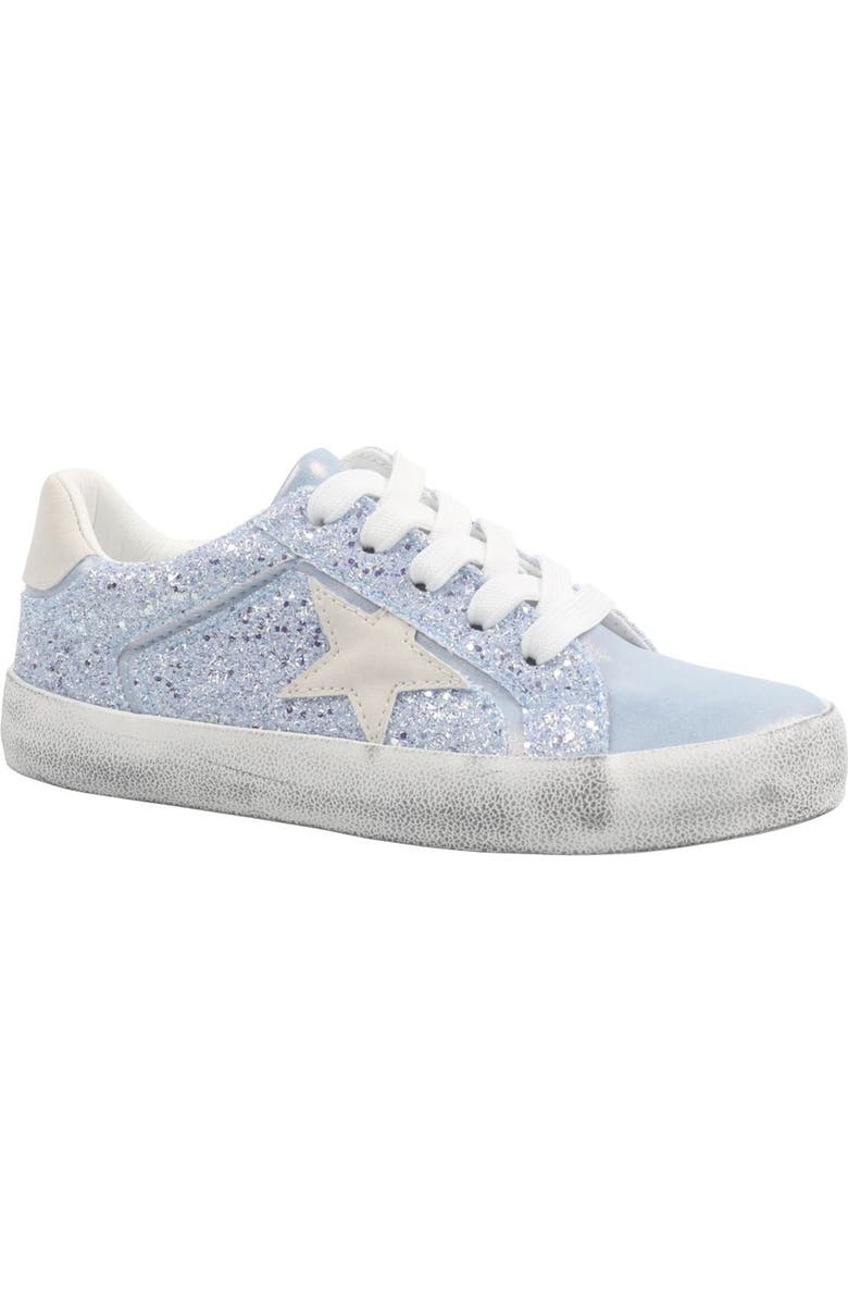 Nina Kids' Koryana Sneaker, Main, color, Blue Glitter