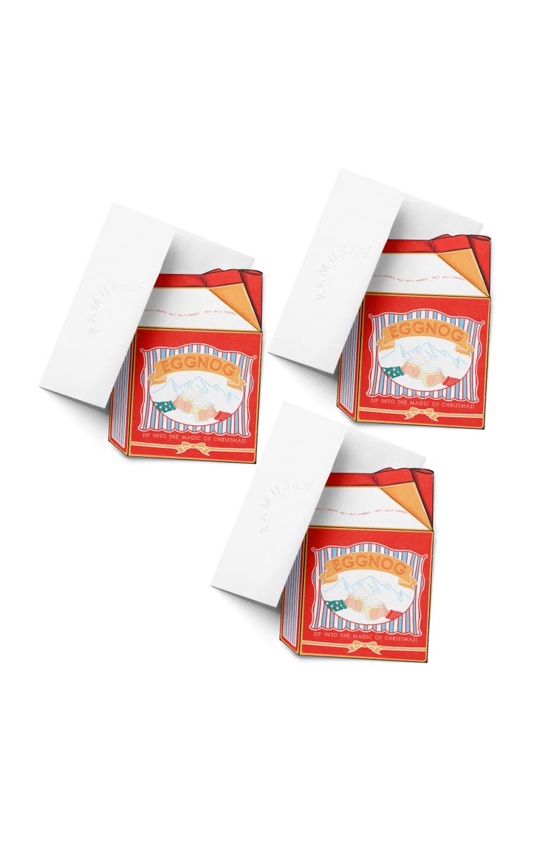 Ramus & Co Eggnog Winter/Holiday/Christmas Greeting Card Pack Sets, Main, color, Multi-Pack
