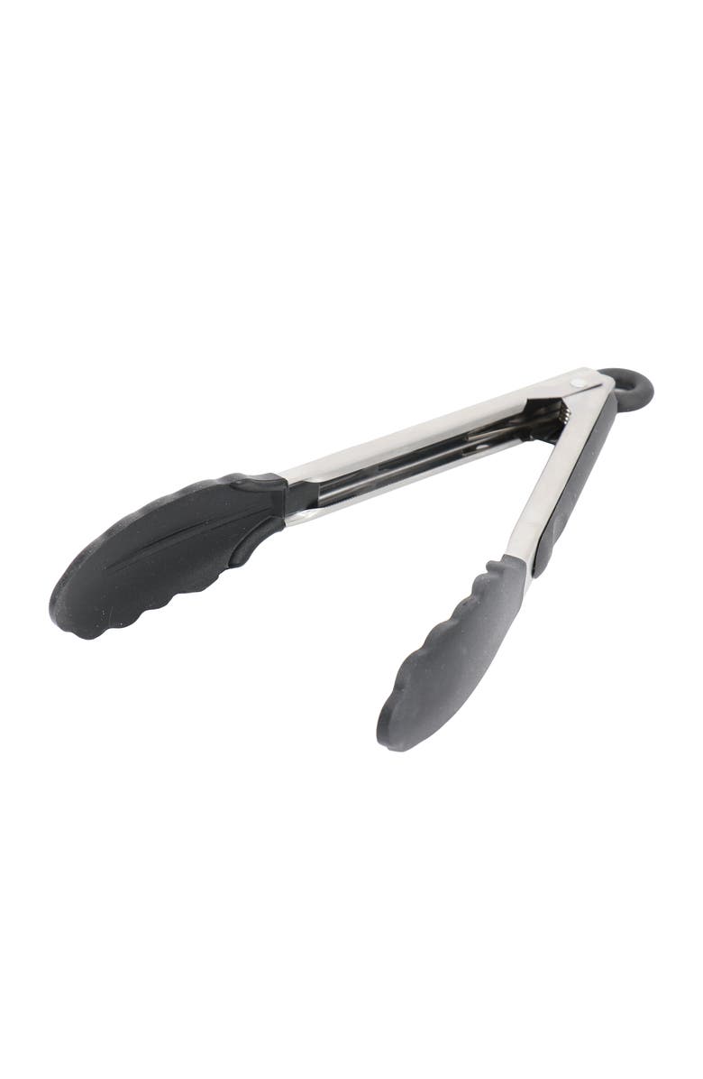 OSTER Baldwyn 3 Piece Stainless Steel Kitchen Tongs Set, Alternate, color, Black