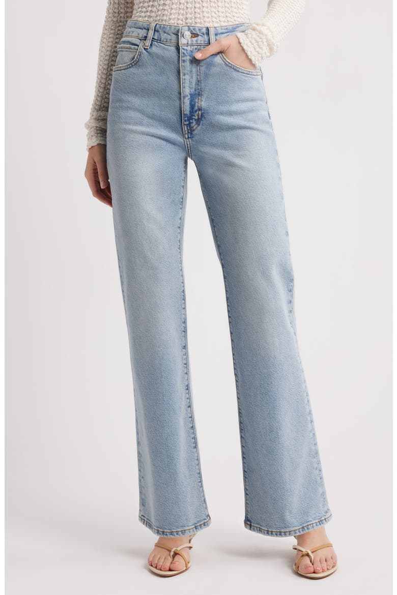 The Pixie Arrow High Waist Bootcut Jeans, Main, color, DOLLY
