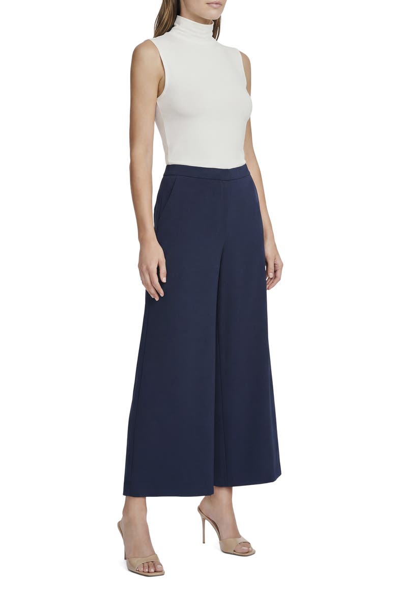 Elastic-Waisted Wide Leg Pants, Alternate, color, INDIGO NIGHT