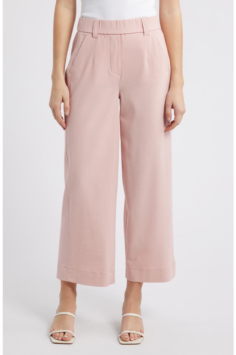 Glider Skyrise Wide Leg Pants, Main, color, ROSE BLOOM