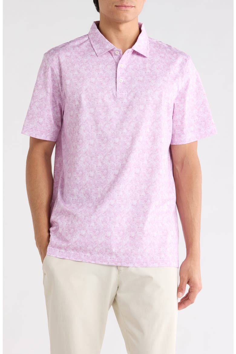 Short Sleeve Polo, Main, color, PINK