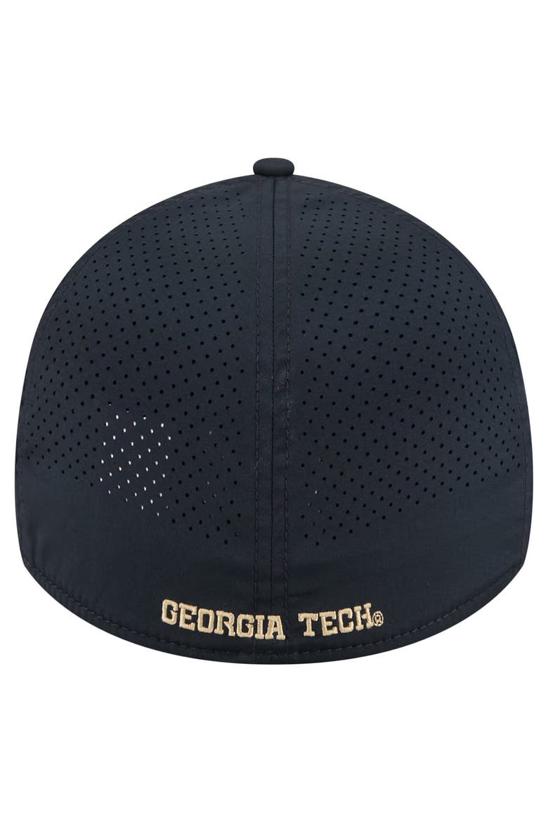 Men's New Era  Navy Georgia Tech Yellow Jackets Rope 39THIRTY Flex Hat, Alternate, color, Navy