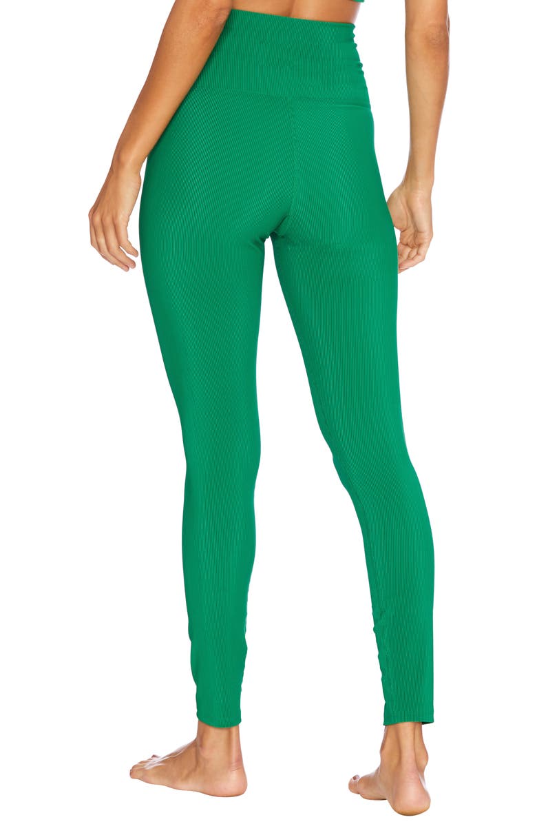 Beach Riot Ayla Rib Leggings, Alternate, color, Jelly Bean