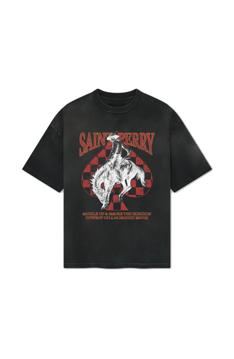 SAINT PERRY Horizon Rider Leather Case, Main, color, Black