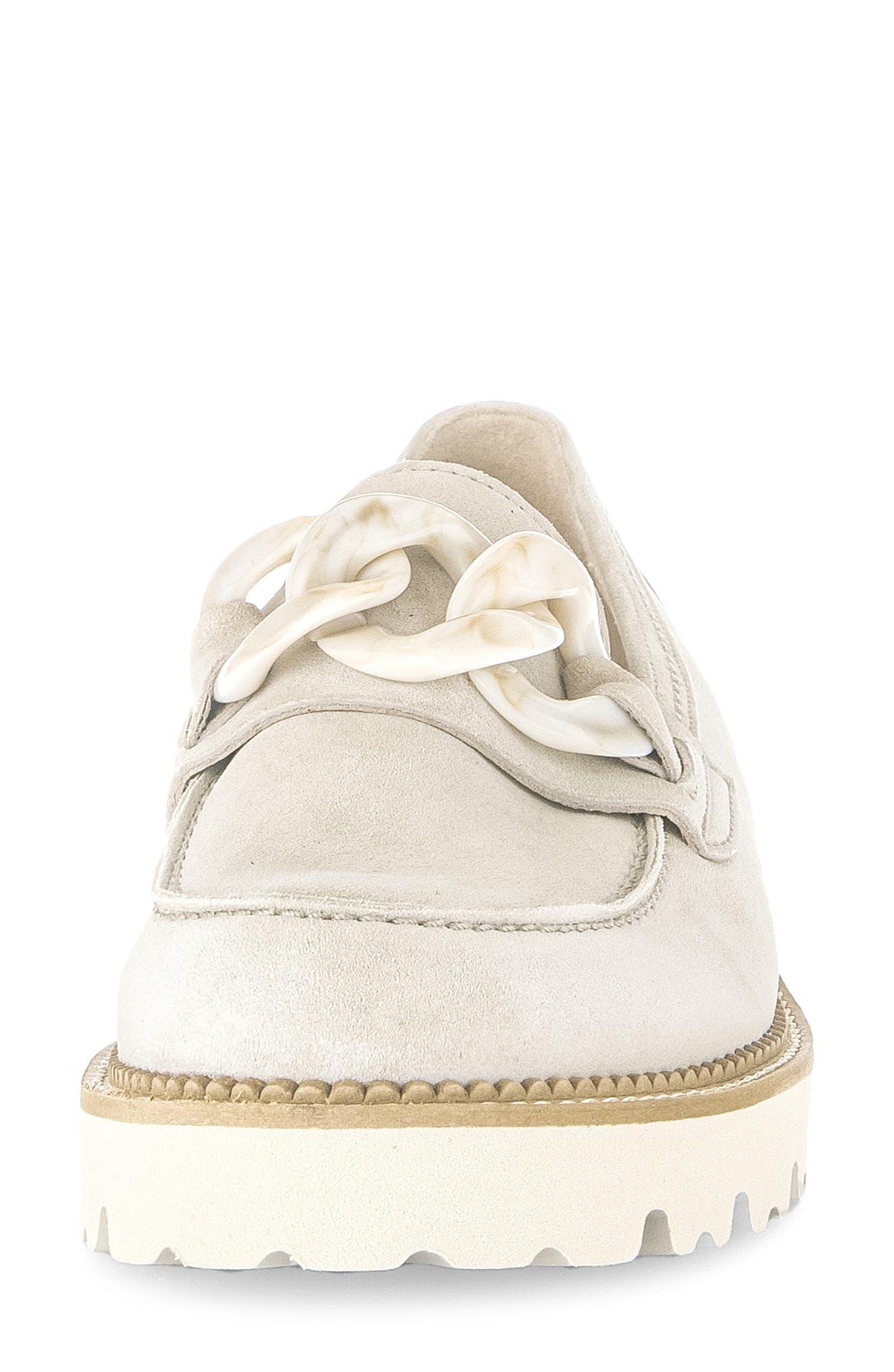 Gabor Platform Chain Loafer, Alternate, color, Linen