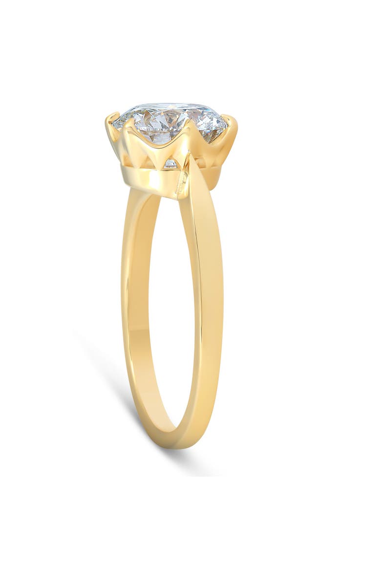 2 Ct Diamond Solitaire Engagement Ring 14k Gold Lab Grown, Alternate, color, 14k Yellow Gold