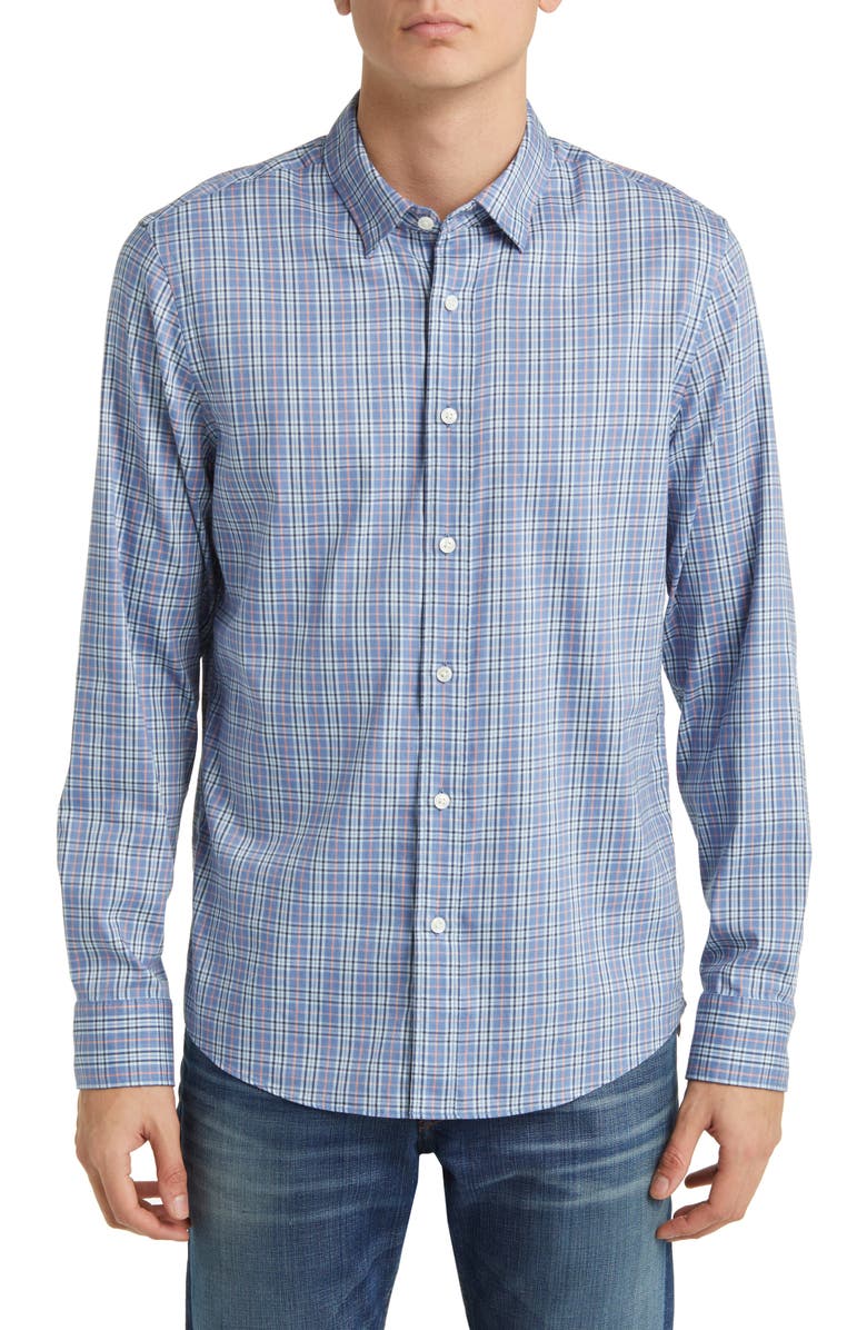 Faherty The Movement Button-Up Shirt, Main, color, Verona Island Plaid