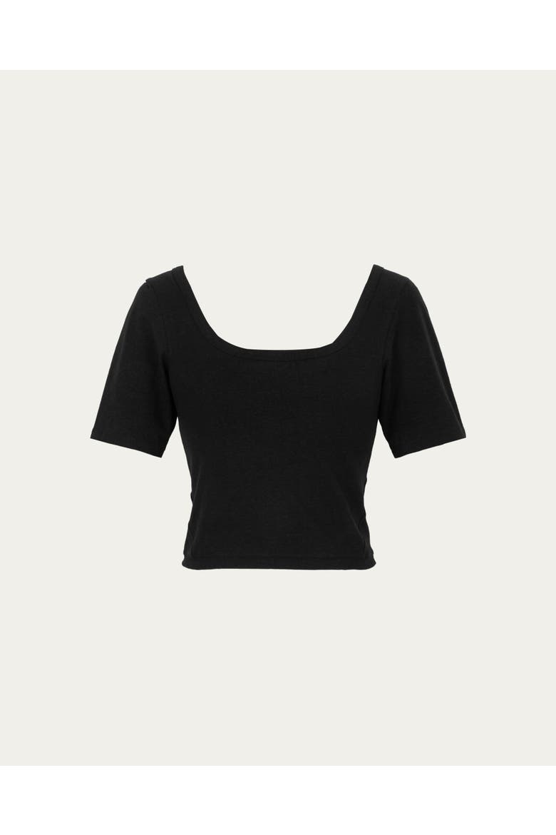 Classics Squareneck T-Shirt, Alternate, color, black
