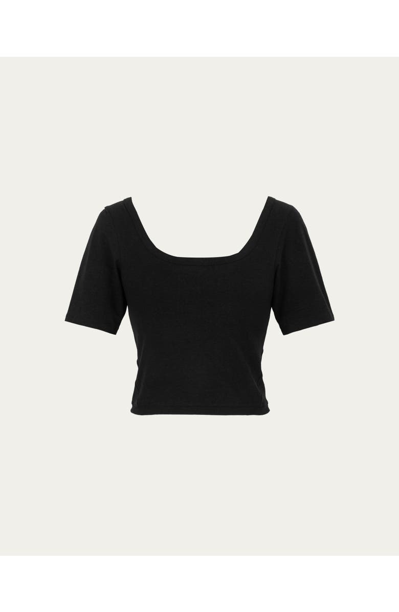 JUANA Classics Squareneck T-Shirt, Alternate, color, Black