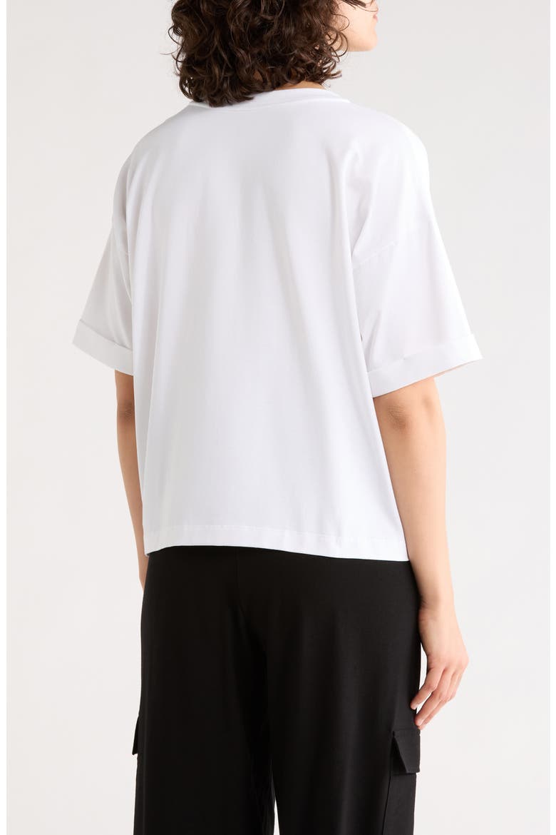 Boxy Crewneck T-Shirt, Alternate, color, WHITE