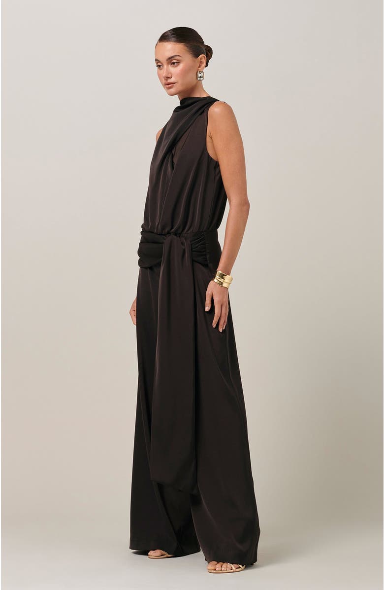 SAVEL Elliana Jumpsuit, Alternate, color, Chocolate
