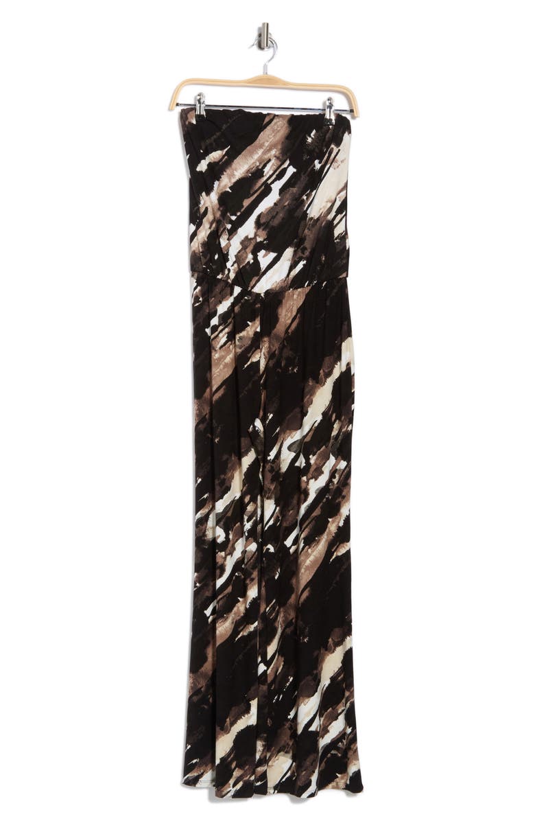 Tart Val Strapless Wide Leg Jumpsuit, Alternate, color, Bias Watercolor