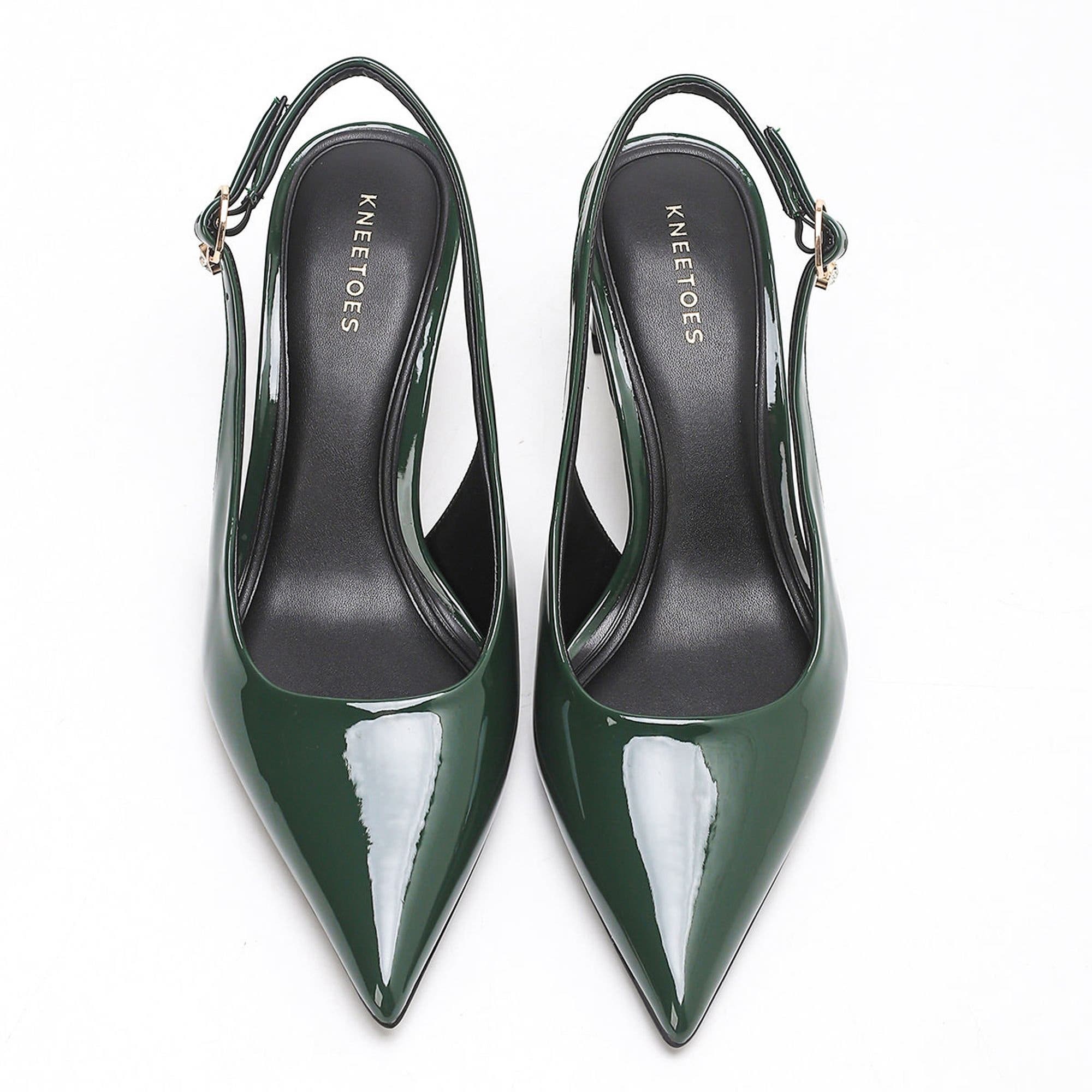 Emma Heels, Alternate, color, Dark Green