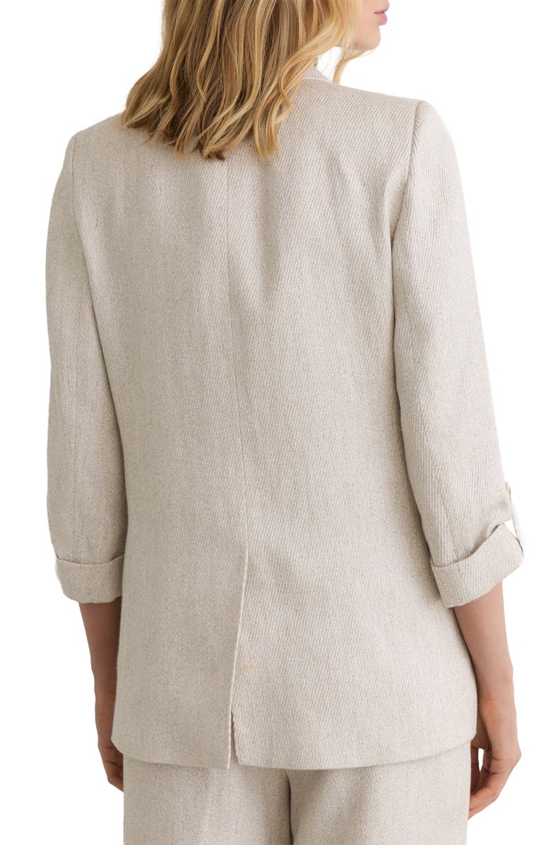 Reiss Double Breasted Blazer, Alternate, color, Neutral