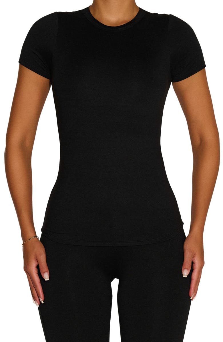 Bare Short Sleeve Crew Top